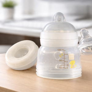 chicco baby feeding bottle with protective cover