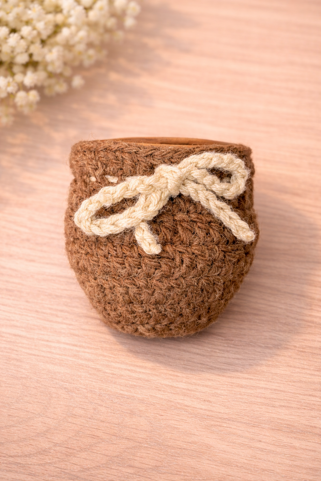 handmade crochet hand purse – blush pink with red cherry detail handmade crochet hand purse – blush pink with red cherry detail