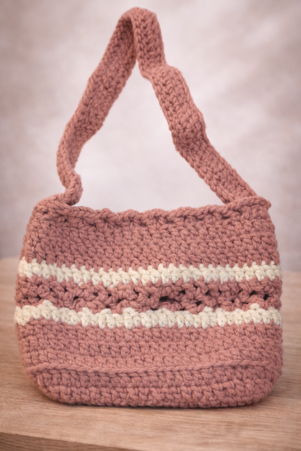 handmade crochet drawstring mini bucket bag – grey, cream & olive green handmade crochet drawstring mini bucket bag – grey, cream & olive green