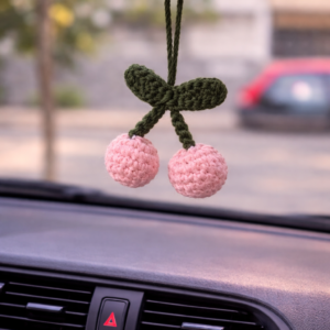 handmade crochet drawstring mini bucket bag – grey, cream & olive green