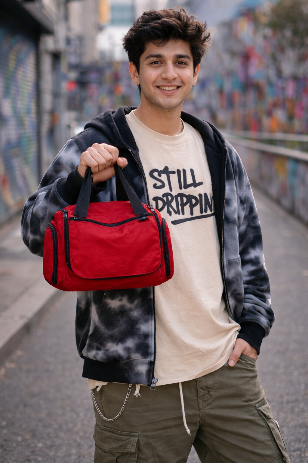 kalenji running waist belt with bottle holder – black & red kalenji running waist belt with bottle holder – black & red