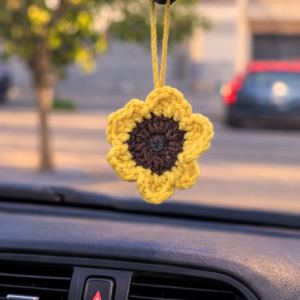 handmade crochet drawstring mini bucket bag – grey, cream & olive green